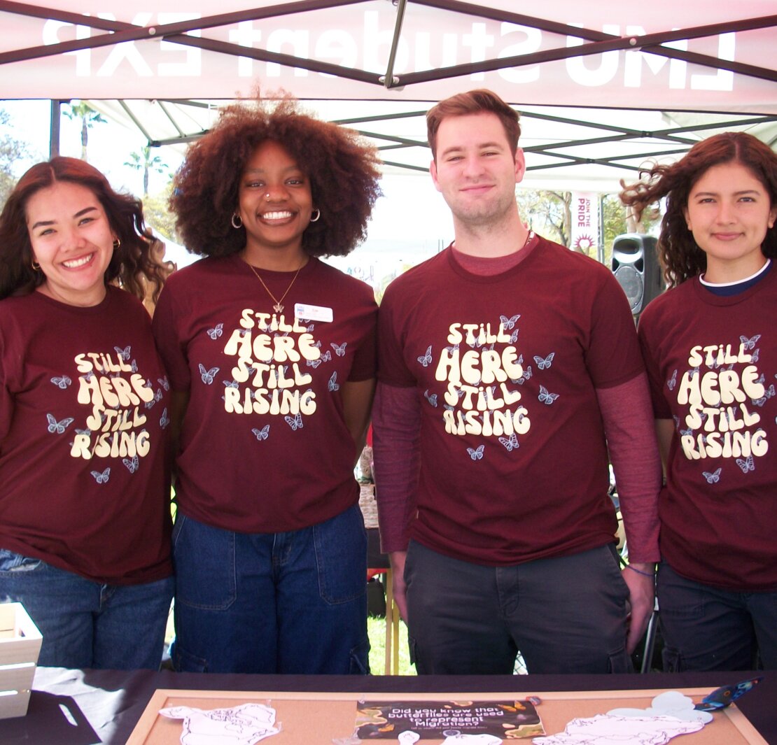 Photo of Resilience team members at Wellness Wednesday on Mar. 19, 2025. Photo courtesy of Resilience LMU.